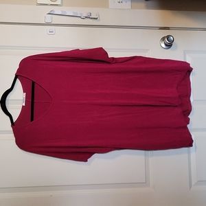 TWINTH magenta oversized t-shirt, size XL
